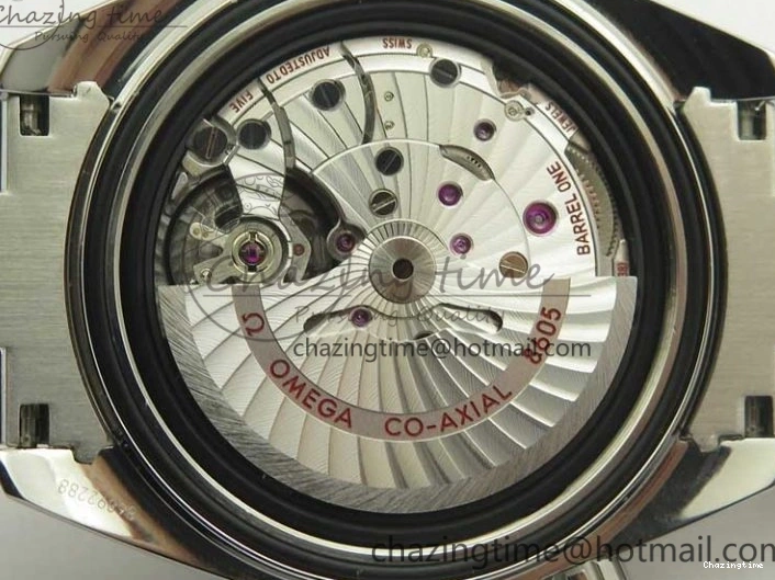 0312 Chic Planet Ocean 600M Co-Axial GMT 43.5mm VSF 1:1 Best Edition Black Dial Silver Markers on SS Bracelet A8605 Super Clone 8025